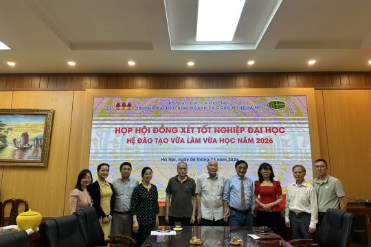 THÔNG QUA BIÊN BẢN HỌP HỘI ĐỒNG XÉT TỐT NGHIỆP ĐẠI HỌC HÌNH THỨC VỪA LÀM VỪA HỌC NĂM 2026