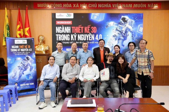 TỌA ĐÀM: NGÀNH THIẾT KẾ 3D TRONG KỶ NGUYÊN 4.0: THỰC TRẠNG VIỆC LÀM VÀ CƠ HỘI KHỞI NGHIỆP